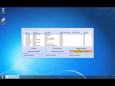 Accounting Ledger Software