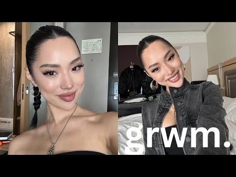 GRWM to take content: makeup, hair, outfit!