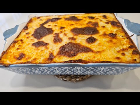 Egyptian Creamy Baked Pasta with Bechamel Sauce