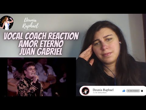 VOCAL COACH REACTION Juan Gabriel - Amor Eterno