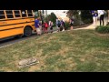 Matthew S First Day Of Kindergarten School Bus