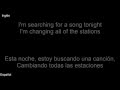 Maroon 5 Maps   lyrics Español Inglés