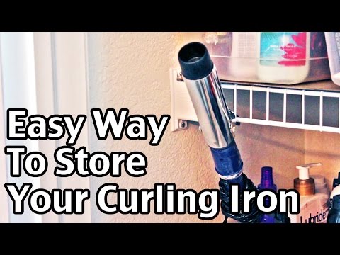 Easy Way To Store Your Curling Iron Video