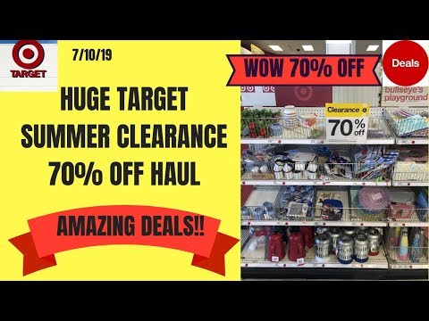 HUGE TARGET 70% OFF SUMMER CLEARANCE HAUL~AMAZING FINDS FOR A FRACTION OF THE COST~TARGET CLEARANCE! Video