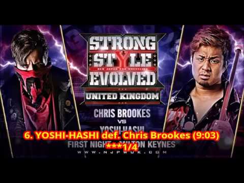 NJPW Strong Style Evolved UK 2018 - Day 1 Review