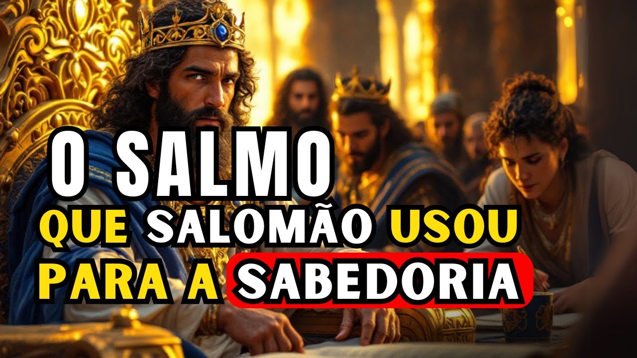 O SALMO da SABEDORIA de Salomão! Ouça Aqui e Use a seu FAVOR!