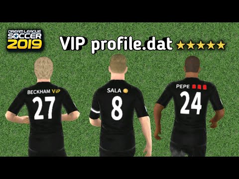 VIP players profile.dat download now | in Dream League Soccer 2019