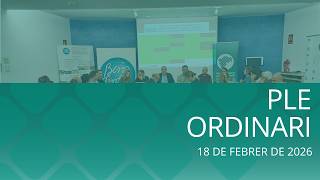 Ple ordinari 18/02/2026