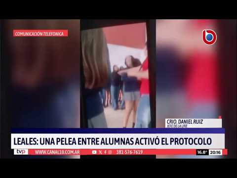 Violencia escolar: múltiples amenazas y una pelea viral en Leales
