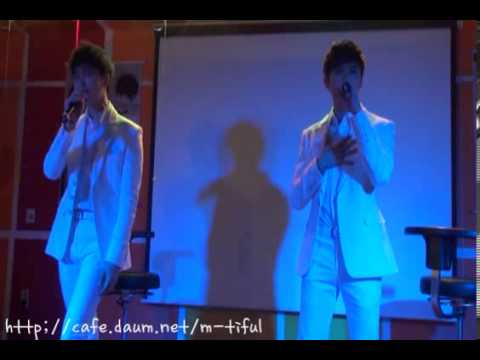 [CLIP] 130127 엠티플(M-tiful) - 아파서 사랑이 @ Fan Meeting (cafe.daum.net/m-tiful) [2]