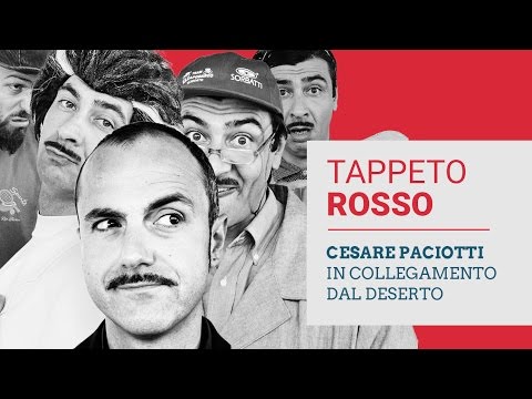 Cesare Paciotti in collegamento dal deserto • "Tappeto Rosso"