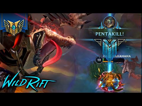 1v5 PENTAKILL!? BEST BUILD FOR RENEKTON! | GAMEPLAY - Wildrift