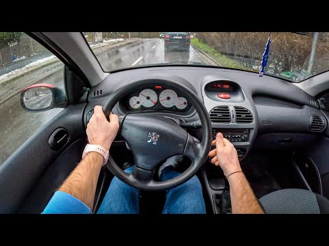 2005 Peugeot 206 [1.1 60HP] | POV Test Drive #1506 Joe Black