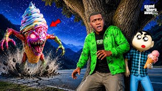 Franklin Found A Scary Ice Cream MONSTER in GTA 5 Franklin Found A Scary Ice Cream MONSTER in GTA 5