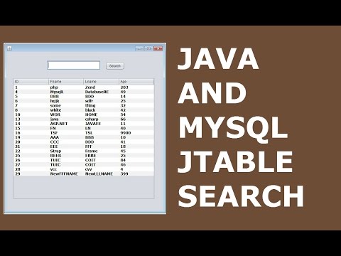 Java & MySQL : How To Filter Data From MySQL And Show It In JTable Using Java 1 [ with source code ] Video