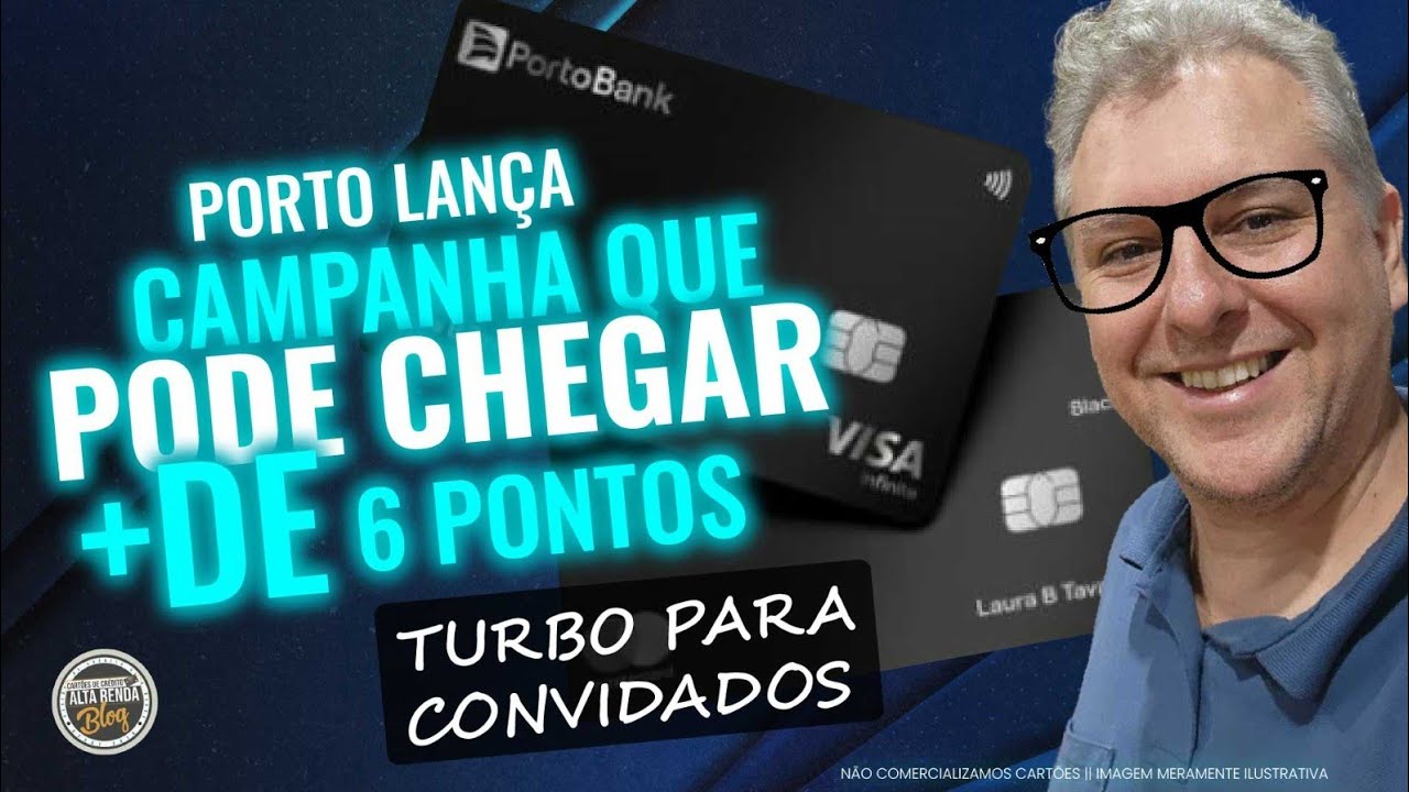 💳PORTOBANK LANÇA CAMPANHA COM PONTOS EXTRAS! MAIS DE 6  PONTOS E ZERO ANUIDADE E IOF ZERADO.