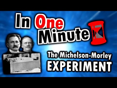 The Michelson-Morley Experiment... Explained In One Minute