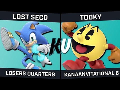 LOST | Seco (Sonic) vs Tooky (Pac-Man) - KanaanVitational 6
