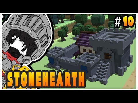 Stonehearth Alpha 23 - Castle Speed Build - Ep 10