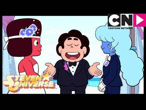 Steven Universe | Ruby and Sapphire's Wedding - They Fuse Into Garnet | Reunited | Cartoon Network