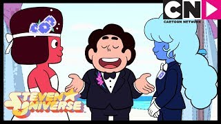 Steven Universe | Ruby and Sapphire&#39;s Wedding - They Fuse Into Garnet | Reunited | Cartoon Network