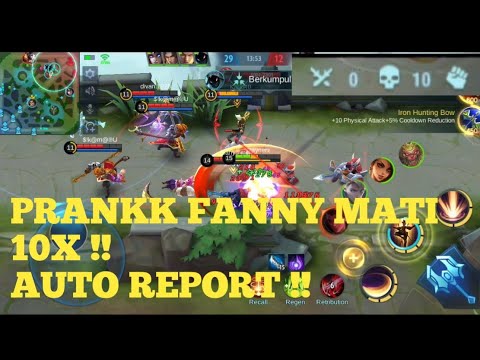 PRANKK FANNY MATI 10X !!  AUTO REPORT