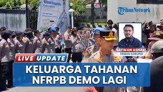 Rakyat Pro Demokrasi dan Keluarga Demo di Sorong Tuntut Keadilan untuk Empat Terdakwa NFRPB