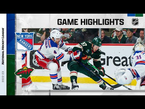 Rangers @ Wild 10/13 | NHL Highlights 2022
