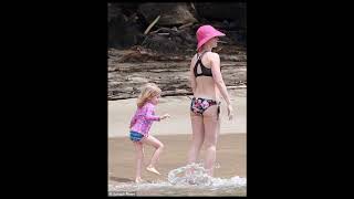 Emily Blunt PICTURE EXCLUSIVE: Actress dons mismatched bikini for beach time in Hawaii with