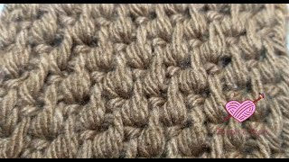 CROCHÊ TUNISIANO PONTO ARROZ TUTORIAL MARLY THIBES