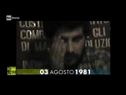 §.1/-  RAI-storia Accadde - 03 agosto 1981 - ritrovato cadavere Roberto Peci, assassinato dalle BR