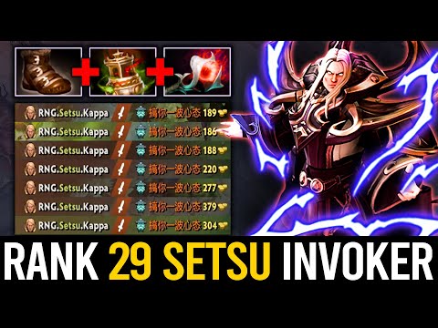 This is PERFECT Quas Wex Invoker | EPIC Rank 29 RNG.Setsu Invoker vs Storm Spirit | Dota 2 Invoker