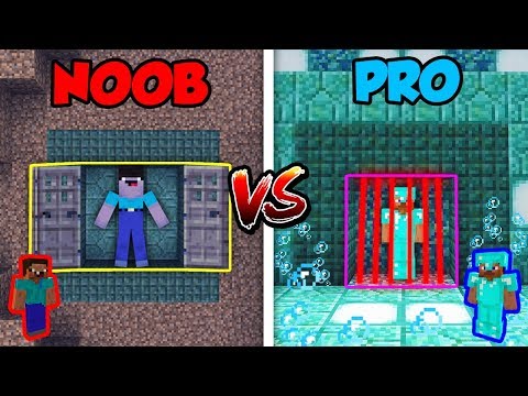 Minecraft NOOB vs. PRO: UNDERWATER PRISON! in Minecraft! Video