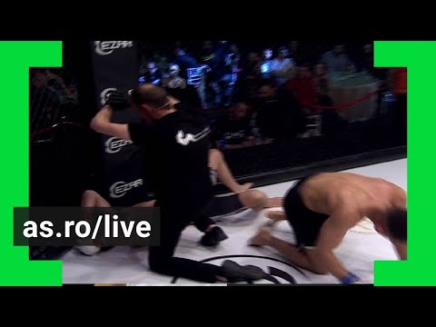 "Uraganul" Robert Constantin l-a distrus pe Robert Ţiprigan! A fost nebunie totală la iFight Hereos!