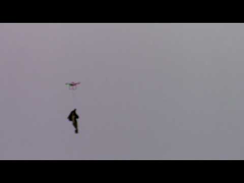Drone com camisa do Guaran-PAR sobrevoa Arena