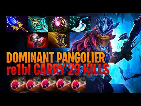 re1bl Mid Pangolier 29 Kills - Dota 2 Pro Immortal Pangolier Gameplay 7.34b