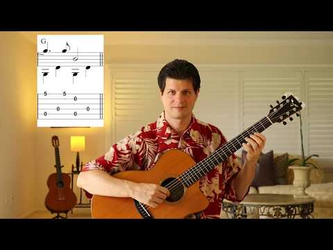 Jeff Peterson Teaches Slack Key Guitar: 1st Vamp in Taro Patch Tuning