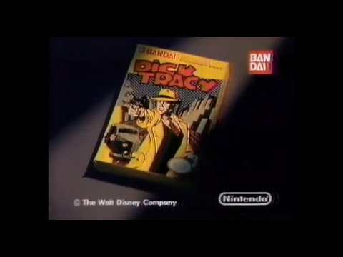 Dick Tracy: Nintendo video game (Ban Dai NES commercial, August 1990)