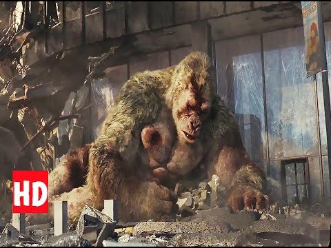 Gorilla George deceived Rock by death ''Rampage'' (2018) (8/8)