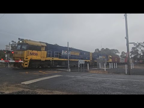 5PM5 PN up "Linfox Express #2" (NR98, NR73), Perth to Melbourne, 1955, 22/12/24, Ararat West VIC