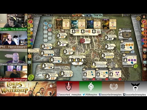 Lords of Waterdeep Online Game Play!