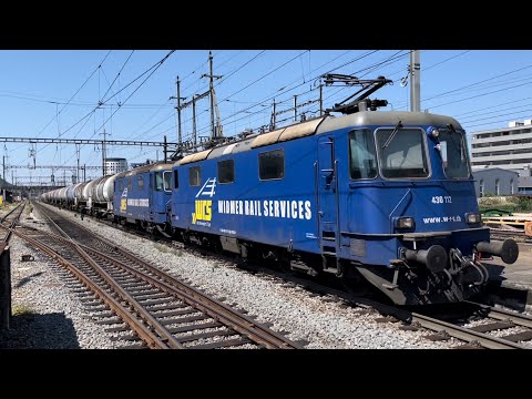 Zugverkehr/Trains at Pratteln 16.08.22