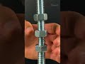 Easy way to join threaded rods! #simple #threadedrods #joint #trick