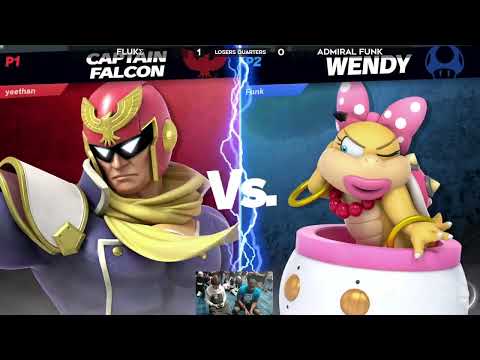 MetroCon 2022 Losers Quarters - FLUKΣ (Falcon) vs Admiral Funk (Bowser Jr) - Ultimate Tourney