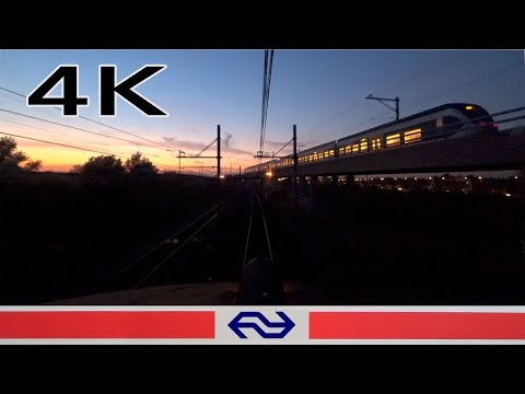 4K CABVIEW HOLLAND Almere - Amsterdam ICM 2018 'after sunset'