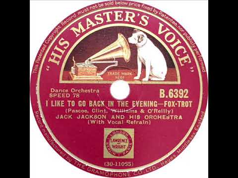 Jack Jackson - I Like To Go Back In The Evening (Jack Jackson, Chappie d'Amato and Fred Latham )