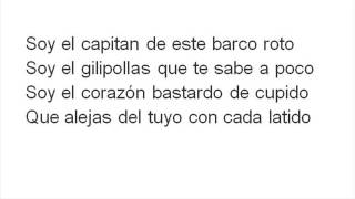 Melendi - Tocado y Hundido - Letra