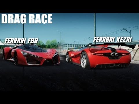 FERRARI F80 CONCEPT VS FERRARI XEZRI CONCEPT DRAG RACE | ASSETTO CORSA
