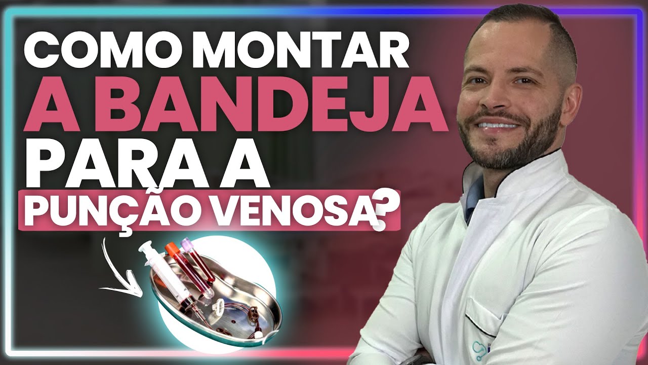 Preparo da BANDEJA de PUNÇÃO VENOSA na Prática! 😮🥼