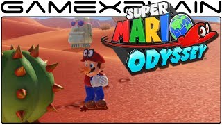 Super Mario Odyssey - A Bad Encounter w/ a Cactus & Running Around the Sand Kingdom (Direct Feed)
